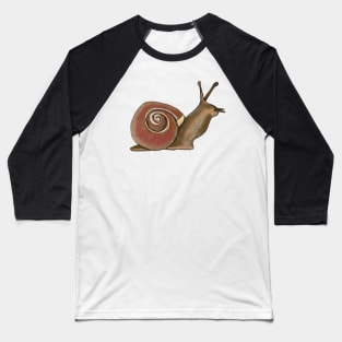 Garden Snail Baseball T-Shirt